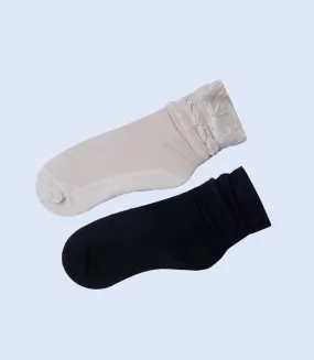 WA1428-Black/Skin-Women Socks