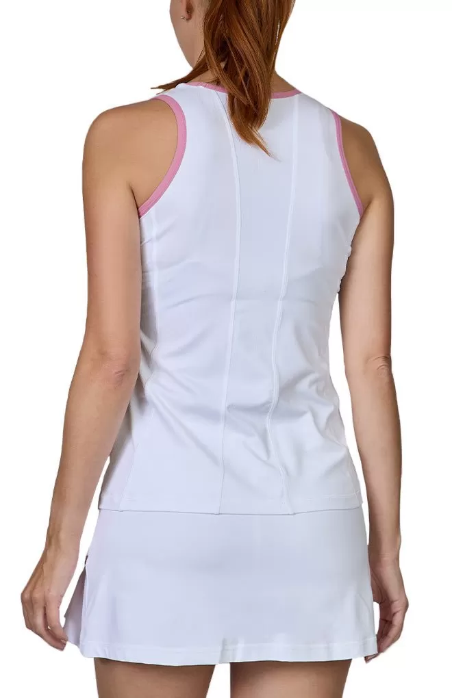 White Tennis Tank - FINAL SALE